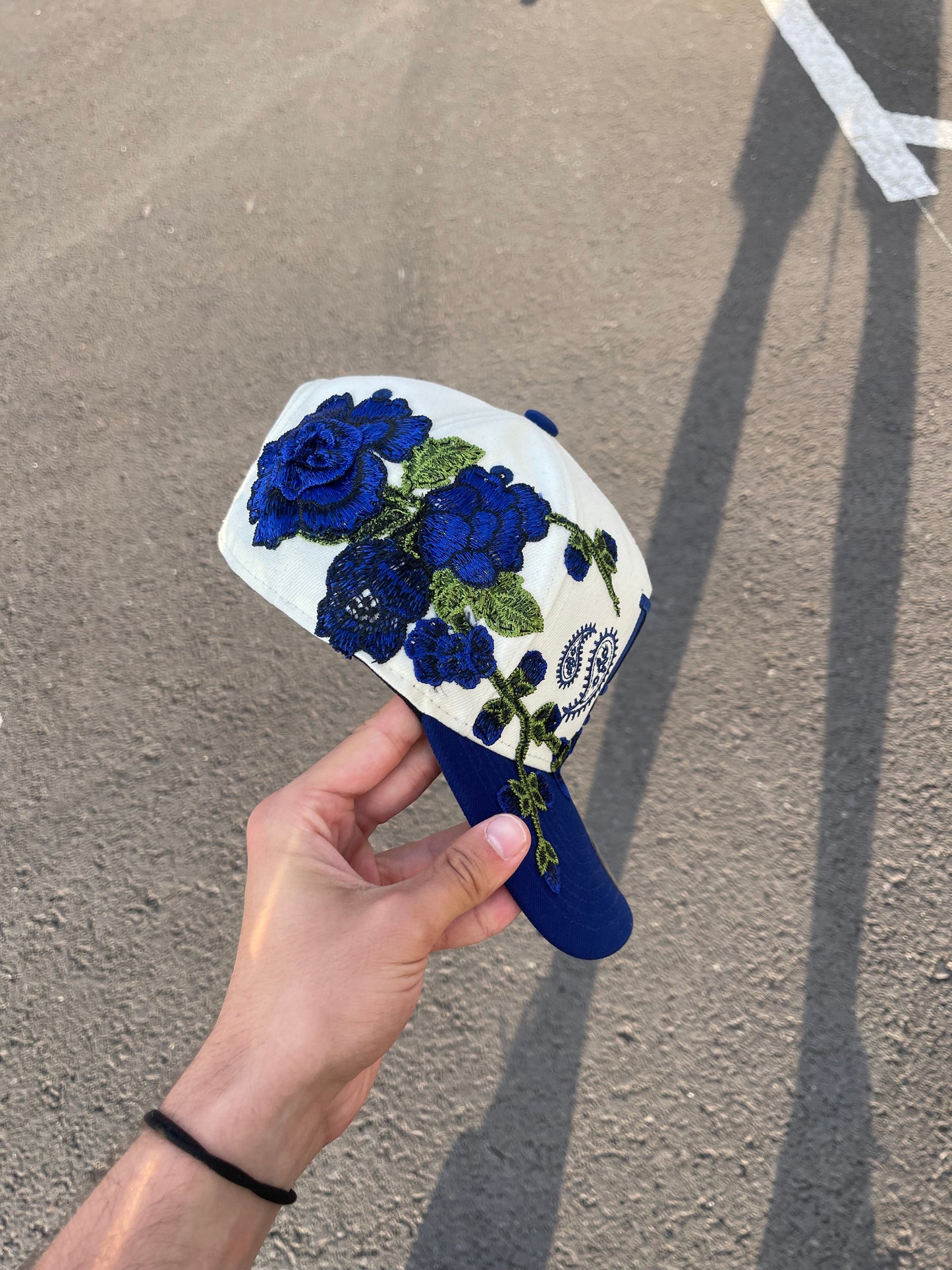 Blue Symbols FLower Cap