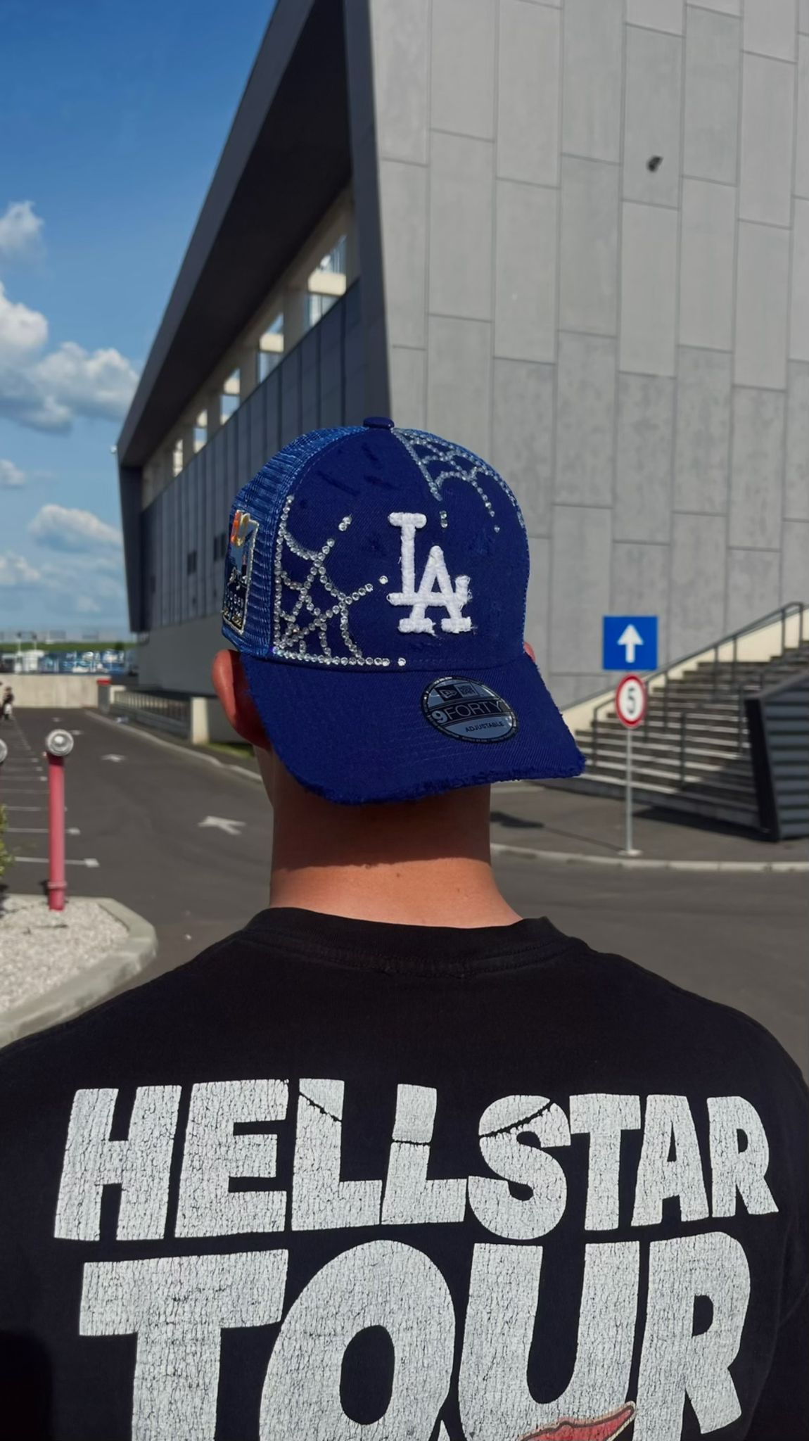 CUSTOM SPIDER WEB CAP