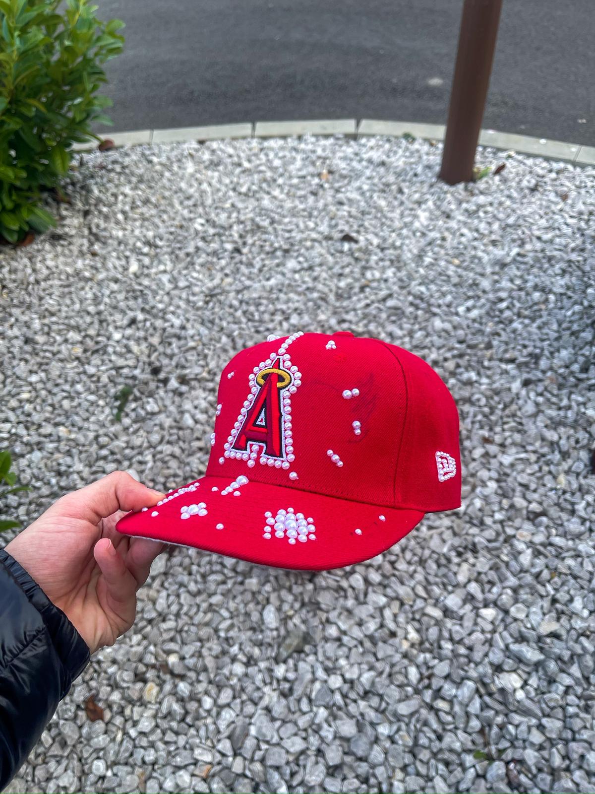RED ANGELS PEARL CUSTOM CAP